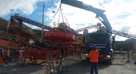 ARMADO Y MONTAJE DE LAVADORA ORTNER Y EQUIPOS DE CHANCADO